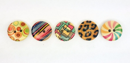 Preview: Muster Knopf Plugs 12mm Paar 1,2cm Tunnels Plug